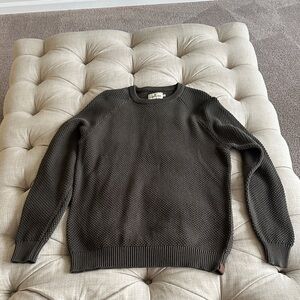 The Normal Brand Men's Charcoal Crewneck Sweater